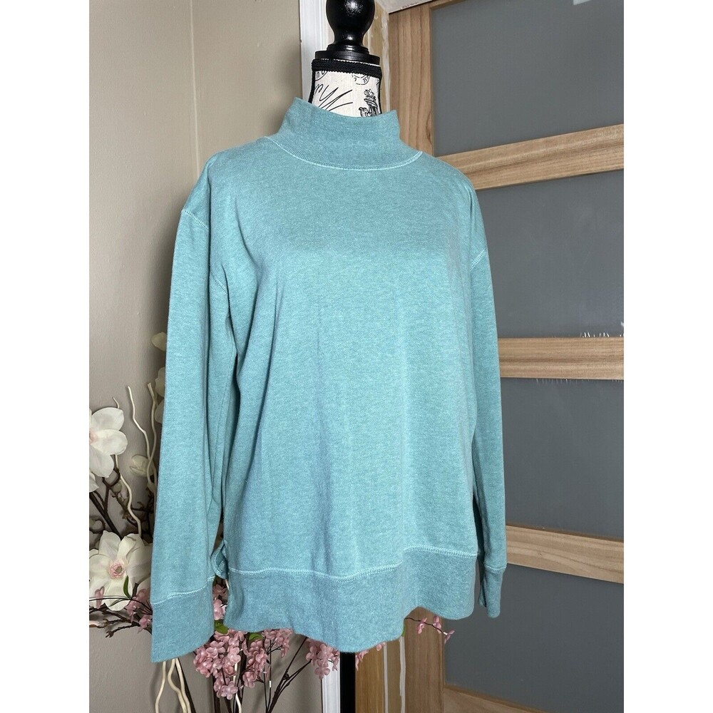 Architect Women Cotton Blend Long Sleeve Pullover Sweater Size L
